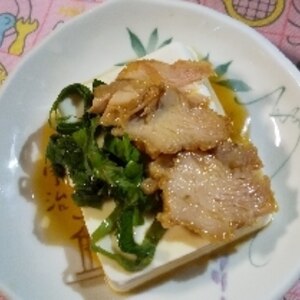 鶏ポンの豆腐